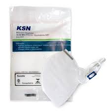 Máscaras pff2 são epis e reforçam a proteção contra o novo. 100 Mascara Pff2 N95 Hospitalar Respiratoria Atacado Anvisa Ksn Fast Epis