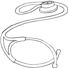 Polish your personal project or design with these stethoscope transparent png. Stethoscope Medical Tool Coloring Page Coloring Sky Coloring Pages Moms Crafts Coloring Pages For Kids