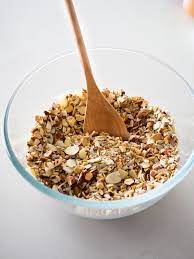 Keto Granola Crunchy Breakfast Cereal Low Carb Granola Recipe Recipe Keto Granola Keto Approved Foods Low Carb Granola