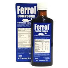 Ferrol Compound Multi Vitamin Iron Supplement Tonic 200ml 6 5 Fl Oz By Gpc Nutri Natura Cold And Cough Remedies Stuffy Nose Remedy Homemade Cold Remedies