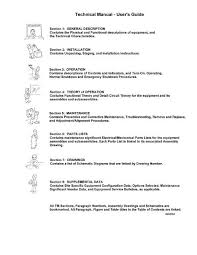 Technical Manual Operation And Maintenance