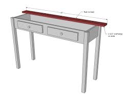 Stair Leg Flip Top Console Table Diy Console Table Console Table Decorating Console Table
