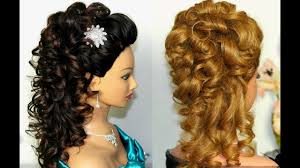 If you are looking for curly hairstyles long hair prom hairstyles examples, take a look. Bridal Prom Hairstyle For Long Hair Curly Hairstyle Youtube