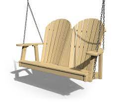 Luxcraft / crestville® adirondack 5 ft. 4 Wood Adirondack Style Porch Swing Patiova