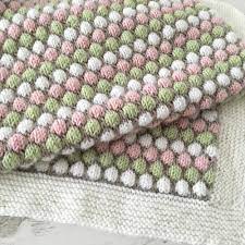 Bubble Stitch Baby Blanket Knitting Pattern By Julie Taylor