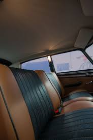 Citroen Ds 19 With Custom Vinyl Interior New Car Carpet Seats Retrimmed And Door Cards Upholstered In Black And Tan Colou Citroen Ds Citroen Id Citroen Ds 19