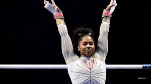 Jordan chiles looks on during warm ups prior to the second day of women's competition of the 2021 u.s. Gymnast Jordan Chiles Is Peaking Just In Time For The Olympics