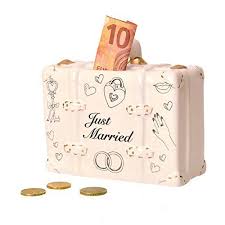 Flitterwochen Koffer Spardose Flitterwochen Koffer Sparbuchse Sparschwein Hochzeit Hochzeitsgesch Hochzeitsgeschenke Ideen Hochzeitsgeschenk Sparschwein