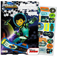 Coloring page miles from tomorrowland miles van morgen. Miles From Tomorrowland Disney Coloring And Activity Book With Stickers Buy Online In Bahamas At Bahamas Desertcart Com Productid 20684440