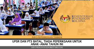 Apakah mata pelajaran yang diuji? Upsr Dan Pt3 Batal Tiada Peperiksaan Untuk Anak Anak Tahun Ini Edu Bestari
