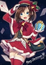 オリジナル 郵便サンタさん わらびもちきなこ的插画 pixiv anime christmas anime anime images