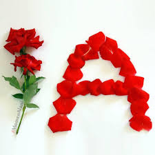 Rose Name Ashwaq Love Flower Letters Stylish Alphabets Floral Letters