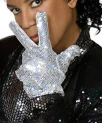 Michael Jackson Silver Sequin White Glove Billy Jean King Of Pop Fancy  Dress