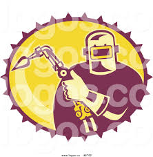 Choose from over a million free vectors, clipart graphics, vector art images, design templates, and illustrations created by artists worldwide! Royalty Free Clip Art Vector Logo Of A Fabricator Holding A Welding Torch In A Yellow Oval By Patrimonio 6702