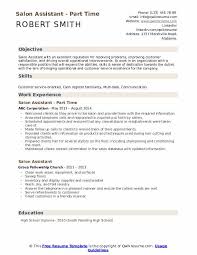 Salon Assistant Resume Samples Qwikresume