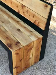 Based on these rules, the surface area between the shoulder blades and glutes do not need to make contact with the bench. Diy Modern Bench With Back The Awesome Orange