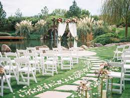 Red And Blush Airbnb Backyard Wedding Pond Wedding Wedding Locations California Arkansas Wedding Venues
