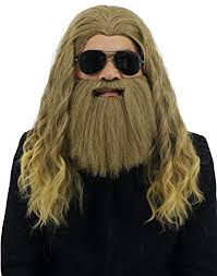 98 ($17.98/count) get it as soon as fri, jun 25. Yuehong Long Blonde Wig Thor Endgame Wig Men Halloween Cosplay Import It All