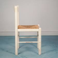 vintage white kitchen dining chairs