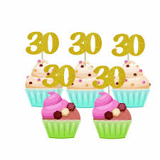 Birthday edible wafer & icing cupcakes toppers decoration party, such as a plain or unprinted box or plastic bag, type: 48 Pieces 30 Number Gold Glitter Birthday Cupcake Toppers 40 50 60 70th Picks Mini Cake Decorations For Birthday Party Supplies Buy 30th Birthday Cupcake Toppers Gold Glitter Birthday Cupcake Toppers Cake Decorations For