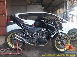 Pasang behel tiger revo, ke new megapro, jadi bertanduk! Megason Modifikasi Honda New Megapro Pakai Tangki Bbm Punya Yamaha Byson Setia1heri Com