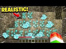 Finding Super Realistic Diamonds Ultra Realistic Minecraft 2 Youtube In 2020 Minecraft Realistic Make It Yourself