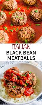 Italian Black Bean Meatballs Vegan Gluten Free Meatball Recipe Bean Black Italian Meatball M In 2020 Black Bean Meatballs Vegetarian Vegan Recipes Entree Recipes