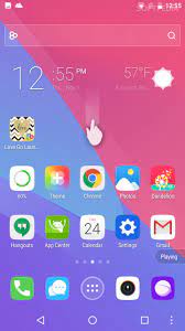 It's called surface, and it's made by microsoft. Go Launcher Apk Download