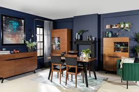 Retro Dark Oak Black Brown On Trend Dining Living Room Furniture Display Cabinet Led 4 Piece Living Room Set Living Room And Dining Room Decor Living Room Sets