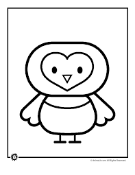 If your child loves interacting. Cute Animal Coloring Page Owl Woo Jr Kids Activities Children S Publishing