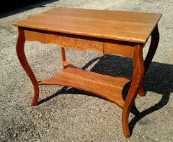 Antique Library Table Tiger Oak Pressed Skirt Larkins Soap Co 1920 Era Larkinsoapcompany Victorian Larkin In 2020 Tiger Oak Library Table Library Furniture Design
