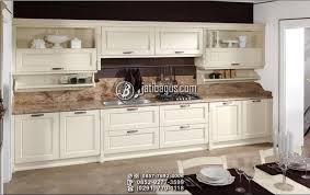 Jual Kitchen Set Minimalis Putih Kayu Mahoni Harga Murah
