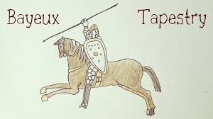 Bayeux Tapestry How To Draw A Knight On Horseback Bayeux Tapestry Tapestry Drawings