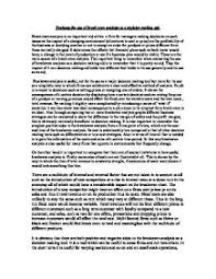 Evaluate The Use Of Break Even Analysis As A Decision Making