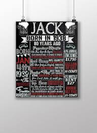 Birthday Gift For 80 Year Old Woman Uk 80th Birthday Gift 80 Years Old Birthday Gift 1938 Birthday 80th Birthday Party 80th Birthday 80th Birthday Gifts