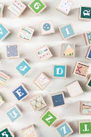 Diy Wooden Baby Blocks Bit Bauble