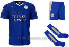 The kit is the first predominantly black kit worn by the foxes since 2013. Leicester City Fc 2015 16 Puma Home Kit Football Fashion