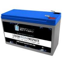 12V 7AH Lithium Replacement Battery for CATV System, Robotics, E-Bike