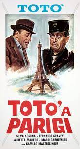 Toto A Parigi 1958 Locandine Di Film Poster Con Illustrazioni Tote