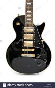 Vintage Epiphone Les Paul Black Beauty 3 Gibson Electric Guitar Stock Photo Alamy