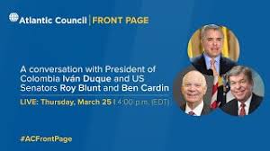 Una persona perdió la vida en cali, en el marco de las multitudinarias manifestaciones convocadas este miércoles (28.04.2021) en colombia contra un proyecto de reforma tributaria promovido por el. A Conversation With President Of Colombia Ivan Duque And Us Senators Roy Blunt And Ben Cardin Atlantic Council