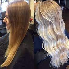 icy blonde balayage transformation by saramay 24 with olaplex to keep the hair healthy olaplex balayag hair styles icy blonde balayage blonde balayage