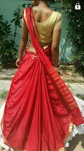 Learning how to get those neat drapes and using the saree as a dupatta with the ornate lehenga. Cancan Saree Indian Stylish Sarees Saree Draping Styles Lehenga Saree