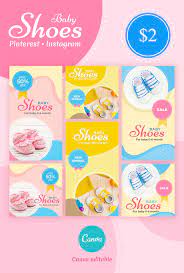 Baby Product Template Feed Story Or Pin Graphic By Kancingkaput Creative Fabrica In 2021 Kids Social Media Product Social Media Post Post Design Social Media