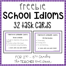 The language we speak can be very fascinating. Fun Activities To Teach Idioms Upper Elementary Snapshots