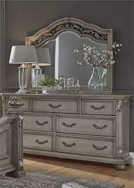 Maybe you would like to learn more about one of these? Messina Estates Poster Bed 6 Piece Bedroom Set In Dove Gray Finish By Liberty Furniture 537 Br