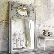 Miroir Mural Gris Mirano En Bois Un Miroir Classique Grand Format De Chez Maisons Du Monde Miroir Trumeau Trumeau Miroir Cheminee