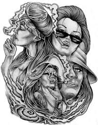 México es ese país lleno de tradiciones coloridas y una cultura vibrante. Tatuajes Dibujos De Cholas Novocom Top