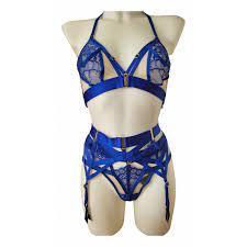 Lingerie set Honey Birdette Blue in Synthetic 