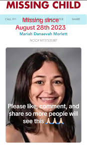 Missing 14 Mariah Lee